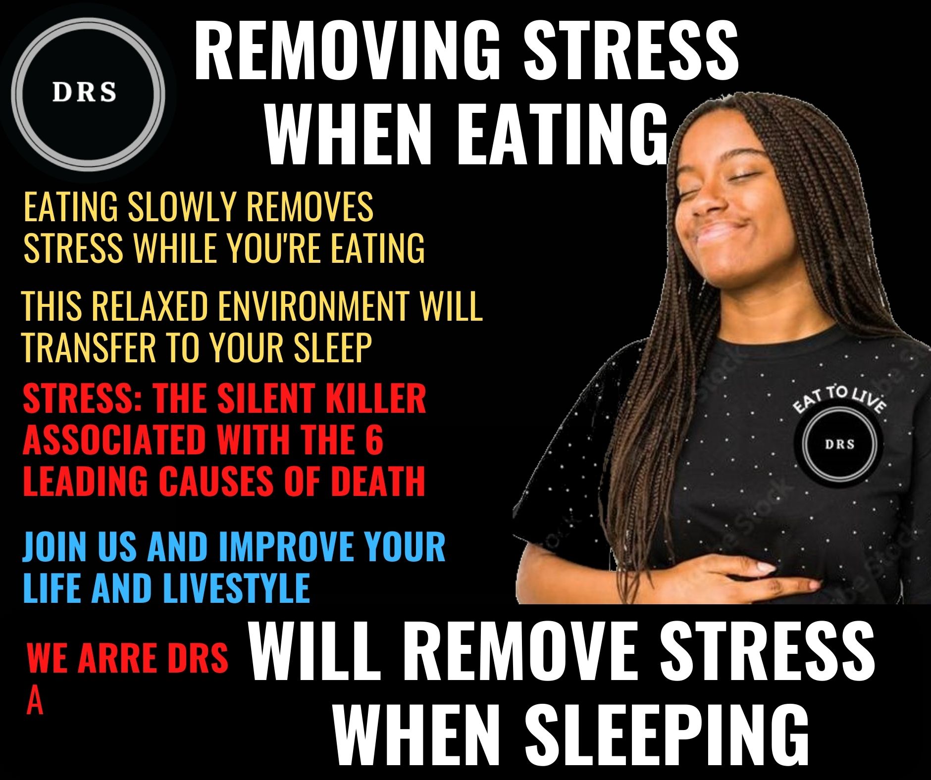 Eat Slowly and Remove Stress