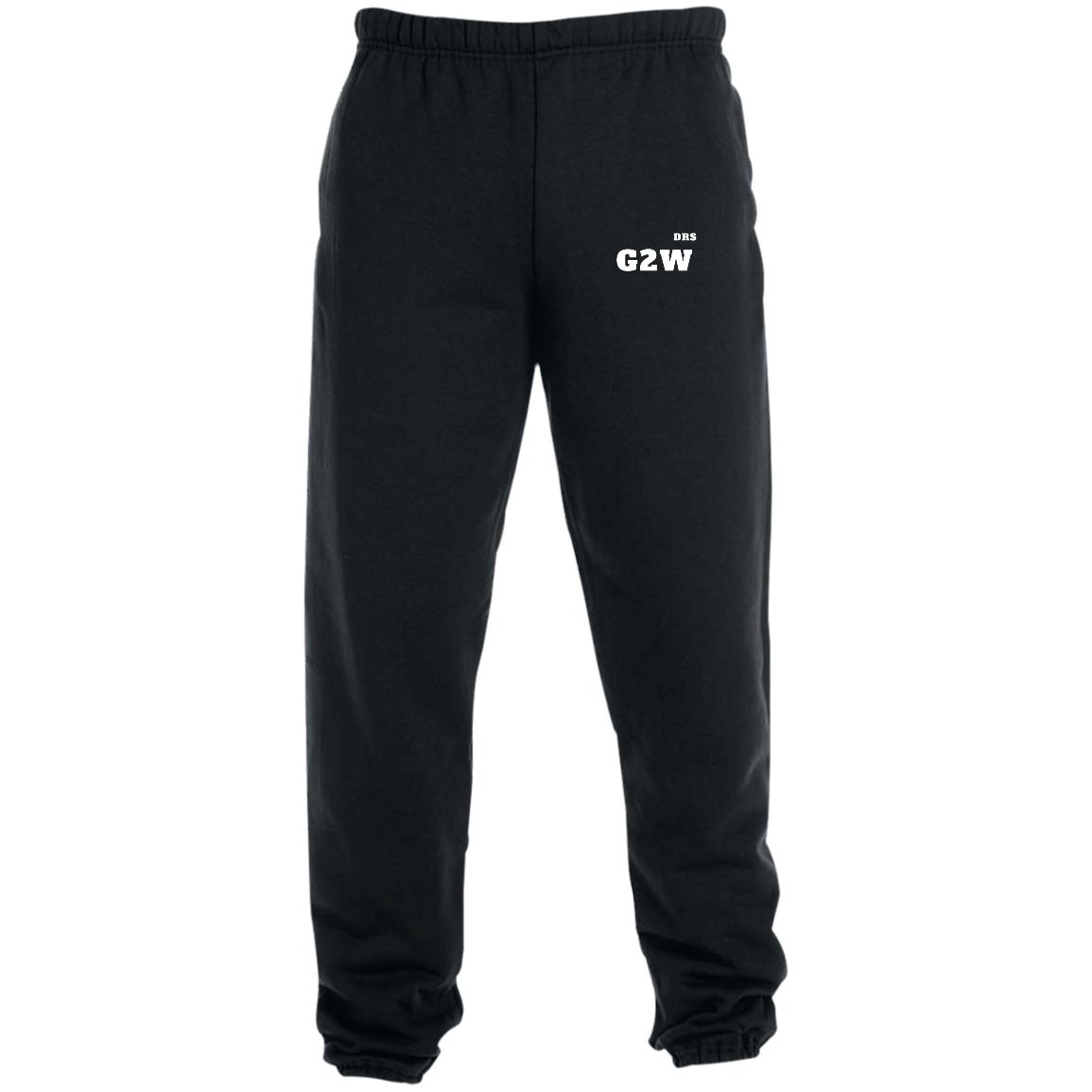 G2W White Sweat Pants with Pockets
