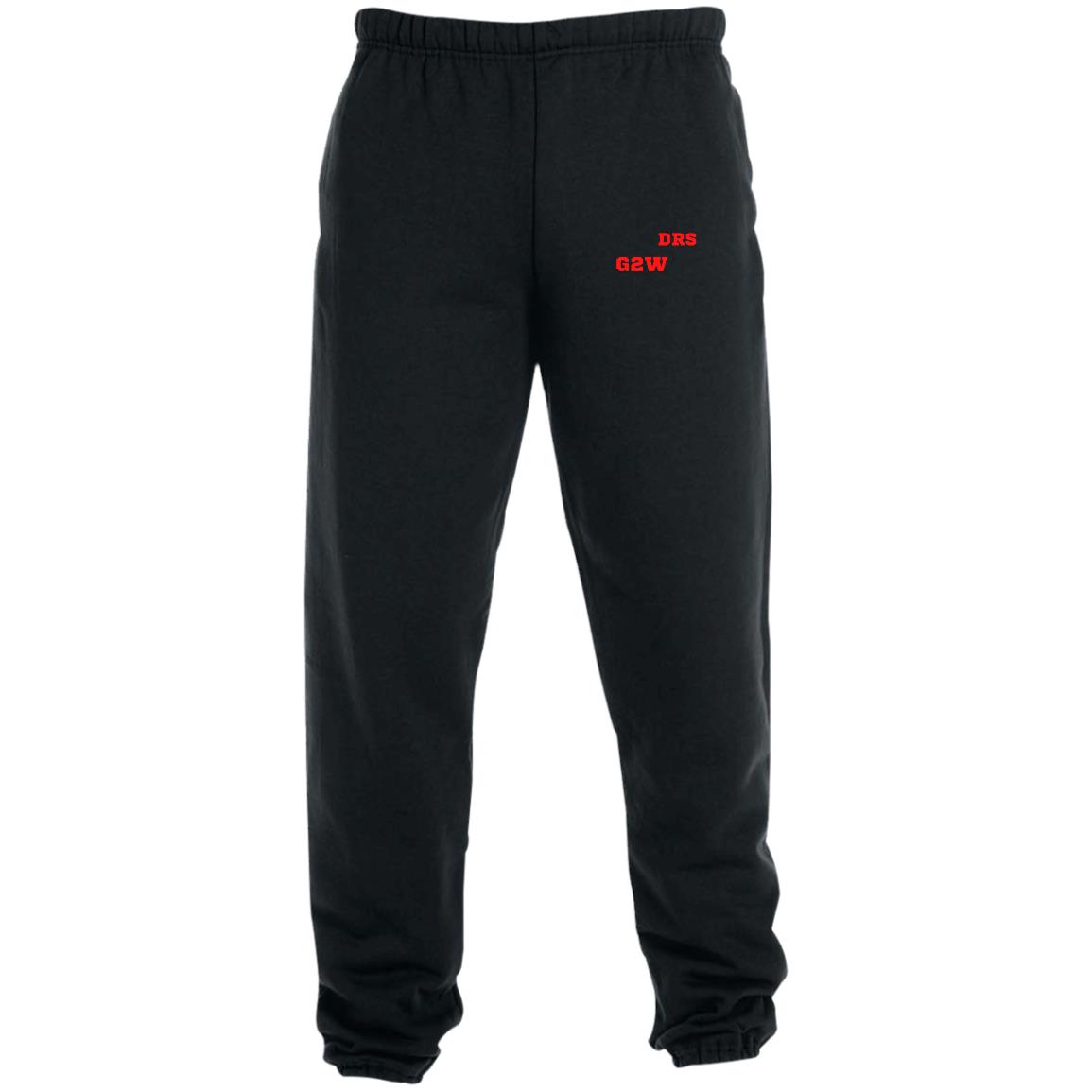 G2W Red Sweatpants with Pockets